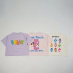 【80-130cm】Tシャツ ハートマークのくまさん 可愛い トップス - 画像 (2)