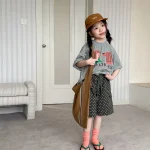 【80-130cm】Tシャツ 女の子 カートゥーン プリント 可愛い - 画像 (5)