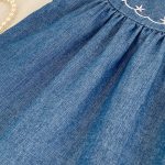 【66-130cm】ロンパース/ワンピース デニム ノースリーブ 姉妹服 - 画像 (18)