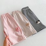 【73-120cm】ボーダーパンツ 可愛い 履きやすい 女の子 男の子 ボトムス - 画像 (15)
