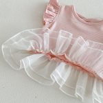 【73-110cm】シャツorパンツ フリル メッシュ シンプル 可愛い 女の子 - 画像 (16)