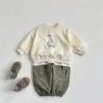 【90-160cm】キッズ カートゥーン プリント 男女兼用 トレーナー - 画像 (6)