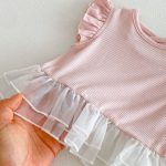 【73-110cm】シャツorパンツ フリル メッシュ シンプル 可愛い 女の子 - 画像 (17)