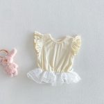 【73-110cm】シャツorパンツ フリル メッシュ シンプル 可愛い 女の子 - 画像 (7)