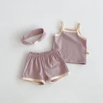 【66-100cm】キャミ セットアップ ベビー 女の子 バンド付き シンプル - 画像 (9)