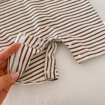 【66-90cm】オールインワン ベビー ボーダー柄 熊柄 - 画像 (12)