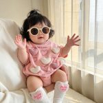 【66-90cm】ロンパース ハート 可愛い おしゃれ 赤ちゃん - 画像 (6)