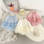 【66-90cm】ロンパース キャミ おしゃれ 女の子 - 画像 (3)