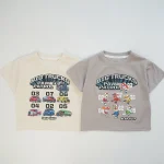 【90-150cm】Tシャツ キッズ カジュアル 重機柄 - 画像 (2)