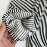 【80-130cm】サロペット キッズ 韓国風 ストライプ - 画像 (8)