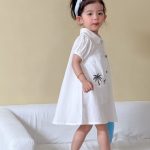 【80-150cm】セットアップorワンピース ツリー柄 ホワイト 兄妹お揃い - 画像 (11)