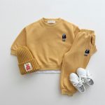 【73-120cm】セットアップ ベビー 熊柄 カジュアル - 画像 (7)