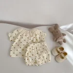 【73-110cm】ロンパース or ワンピース ベビー 女の子 ハート柄 - 画像 (13)