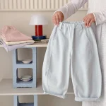 【90-160cm】パンツ 女の子 カジュアル ゆったり ノーカラー - 画像 (7)