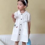 【80-150cm】セットアップorワンピース ツリー柄 ホワイト 兄妹お揃い - 画像 (12)
