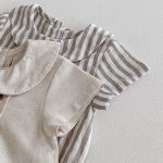 【66-90cm】ロンパース ストライプ 無地 シンプル ベビー服 - 画像 (17)