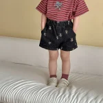 【80-150cm】ショートパンツ キッズ 男女兼用 熊柄 - 画像 (21)