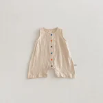 【66-90cm】ロンパース ベビーノースリーブ カラフル - 画像 (7)