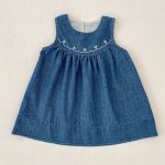 【66-130cm】ロンパース/ワンピース デニム ノースリーブ 姉妹服 - 画像 (12)