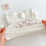 【73-120cm】トップスorパンツ ウサギ ロゴフリル おしゃれ - 画像 (12)
