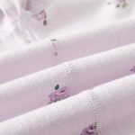 【66-80cm】ロンパース パープル フラワー 可愛い ベビー服 - 画像 (4)
