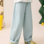 【90-160cm】パンツ 女の子 カジュアル ゆったり ノーカラー - 画像 (10)