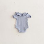 【66-90cm】ロンパース ベビー 女の子 おしゃれ フリル襟 - 画像 (9)