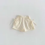 【73-100cm】ベビー 女の子 リボンフリル ショートパンツ - 画像 (6)