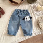 【80-120cm】デニムパンツ ポケット 履きやすい カジュアル ボトムス - 画像 (2)