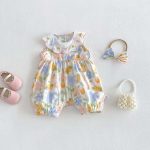 【66-90cm】サロペット チューリップ おしゃれ 可愛い - 画像 (2)