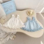 【73-120cm】キャミソール 蝶結び 無地 おしゃれ 女の子
