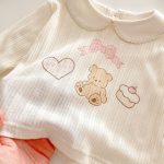 【73-120cm】トップスorボトムス 可愛い クマハート 女の子 - 画像 (14)