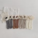 【GOODS】ソックス 4点セット ナチュラル フリル 無地 靴下 - 画像 (3)