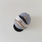 【GOODS】帽子 ストライプクマ柄 人気 合わせやすい - 画像 (3)