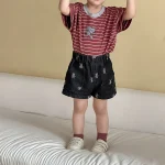 【80-150cm】ショートパンツ キッズ 男女兼用 熊柄 - 画像 (23)