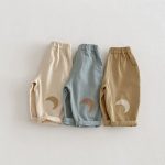 【73-120cm】パンツ ムーン柄 カジュアル 履きやすい ボトムス - 画像 (11)