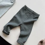 【80-130cm】レギンス パンツ ベビー 無地 シンプル - 画像 (5)