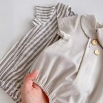 【66-90cm】ロンパース ストライプ 無地 シンプル ベビー服 - 画像 (20)