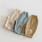 【73-120cm】パンツ ムーン柄 カジュアル 履きやすい ボトムス - 画像 (10)