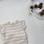 【73-100cm】セットアップ ベビー ボーダー - 画像 (17)