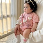 【66-90cm】ロンパース ハート 可愛い おしゃれ 赤ちゃん - 画像 (12)