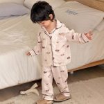【100-160cm】ルームウェア パジャマ 男の子 前開き カートゥーン