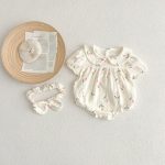 【66-100cm】ベビー 女の子 花柄 ロンパース/セットアップ - 画像 (5)
