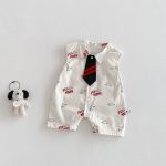 【66-90cm】カバーオール ベビ 男の子 カートゥーンプリント