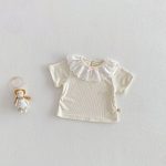 【73-120cm】Ｔシャツ or サロペット ベビー 女の子 可愛い 花柄 リボン付き - 画像 (8)