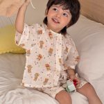 【90-160cm】ルームウェア 男の子 半袖 前開き カートゥーンプリント - 画像 (7)