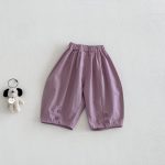 【73-120cm】パンツ キッズ 無地 カジュアル ゆったり - 画像 (6)