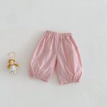 【73-120cm】ベスト or パンツ ベビー 女の子 無地 おしゃれ フリルデザイン - 画像 (15)