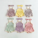 【66-100cm】キャミ セットアップ ベビー 女の子 バンド付き シンプル - 画像 (13)