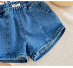 【80-130cm】ショートパンツ キッズ デニム 履きやすい - 画像 (11)